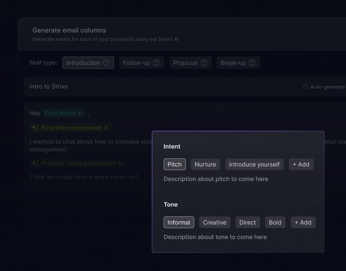 Oxofly - AI-powered outbound tool