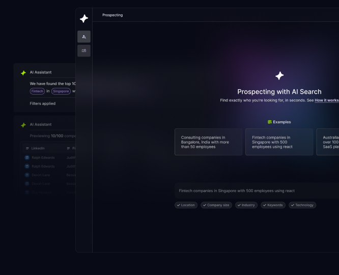 prospecting with AI search
